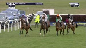 Video preview image for Musselburgh 16:25 - Racecourse Live Streams On Racing TV Extra Handicap Chase (5)