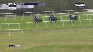 Video preview image for Newbury 15:25 - Focus Novices' Handicap Chase (3)