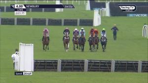 Video preview image for Newbury 16:00 - Play Pick 6 At BetVictor Handicap Hurdle (Qualifier) (3)
