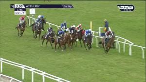 Video preview image for Wetherby 15:50 - Watch and Bet At racingtv.com Handicap Hurdle (Qualifier) (5)