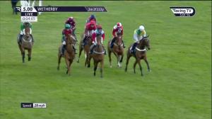 Video preview image for Wetherby 17:00 - Racing TV Extra Handicap Hurdle (Qualifier) (5)