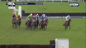Video preview image for Sandown Park 15:35 - Team Forces Handicap Hurdle (3)