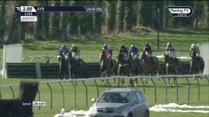 Video preview image for Ayr 14:00 - Enjoy The Virgin Bet Raceday Tomorrow Handicap Hurdle (Qualifier) (5) (Div 1)