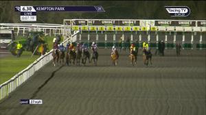 Video preview image for Kempton Park 18:30 - Unibet Support Safe Gambling Restricted Novice Stakes (5)