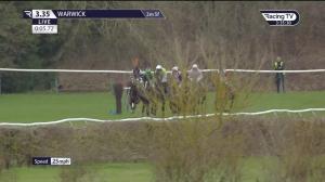 Video preview image for Warwick 15:35 - Watch On Racing TV Handicap Hurdle (4)