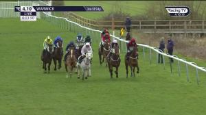 Video preview image for Warwick 16:10 - Carol's, Eddie's & Dan's Special Birthdays Handicap Chase (3)