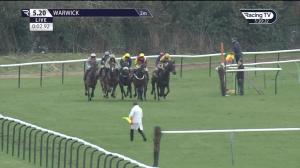 Video preview image for Warwick 17:20 - eventmasters.co.uk Open National Hunt Flat (5)