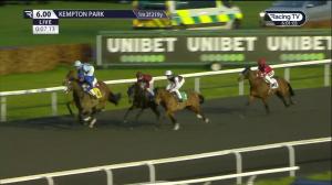 Video preview image for Kempton Park 18:00 - Unibet 3 Uniboosts A Day Novice Stakes (5)