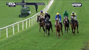 Video preview image for Down Royal 16:30 - Follow On Instagram @bluegrasshorsefeed Rated Novice Chase