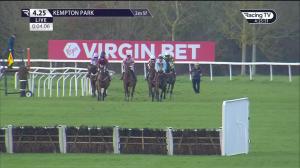 Video preview image for Kempton Park 16:25 - Virgin Bet Fives Novices' Hurdle (4)