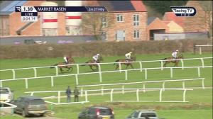 Video preview image for Market Rasen 13:30 - Daily Charged Up Offers At rhino.bet Conditional Jockeys' Handicap Hurdle (4)