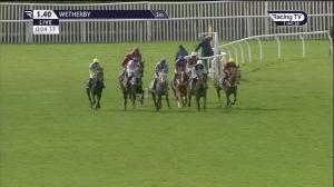 Video preview image for Wetherby 13:40 - Visit racingtv.com Conditional Jockeys' Handicap Hurdle (5)