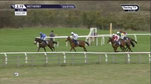 Video preview image for Wetherby 14:15 - racingtv.com Novices' Hurdle (4)