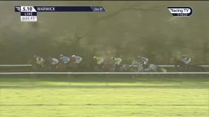 Video preview image for Warwick 17:10 - Racing TV Mares' Handicap Hurdle (5)
