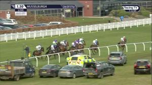 Video preview image for Musselburgh 13:50 - Racing TV Go North Lady Buttons Mares' Hurdle Series Final (Handicap) (2)