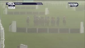 Video preview image for Newbury 16:10 - Download The BetVictor App Handicap Hurdle (4)
