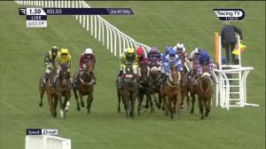Video preview image for Kelso 13:50 - BetVictor Go North Cab On Target Handicap Hurdle (Series Final) (2)