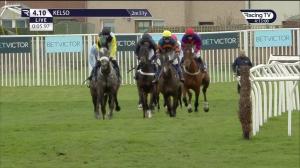 Video preview image for Kelso 16:10 - Bet In-Running On Racing At BetVictor Novices' Hurdle (4)