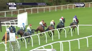 Video preview image for Exeter 14:42 - Watch Irish Racing On RacingTV Novices' Hurdle (4)