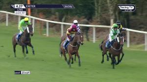 Video preview image for Exeter 16:27 - Totnes and Bridgetown Races Company Ltd Novices' Hunters' Chase (5)