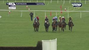 Video preview image for Huntingdon 13:30 - Racing TV Novices' Handicap Chase (5)