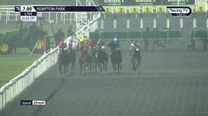 Video preview image for Kempton Park 19:00 - Unibet Support Safe Gambling Handicap (3)