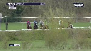 Video preview image for Warwick 14:25 - Watch On Racing TV Novices' Handicap Chase (5)