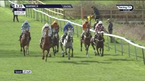 Video preview image for Warwick 15:35 - Alan Purvis 60th Birthday Celebration Handicap Chase (3)