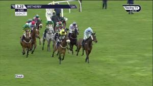 Video preview image for Wetherby 15:25 - Join Racing TV Now Handicap Hurdle (Qualifier) (3)