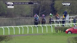 Video preview image for Stratford-on-Avon 14:17 - Happy Birthday Annie Novices' Hurdle (Qualifier) (4)