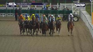 Video preview image for Chelmsford City 19:00 - Woodford Reserve Cardinal Conditions Stakes (2)