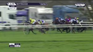 Video preview image for Nottingham 15:15 - Follow @racingtv On Twitter Handicap (4)