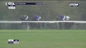 Video preview image for Nottingham 16:25 - Watch On Racing TV Fillies' Handicap (5)