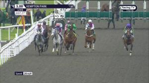 Video preview image for Kempton Park 17:00 - Unibet Support Safe Gambling Fillies' Handicap (5)