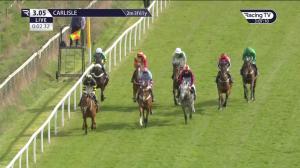 Video preview image for Carlisle 15:05 - Racing TV HD On Sky 424 Novices' Hurdle (4)