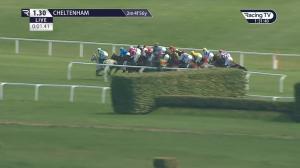 Video preview image for Cheltenham 13:30 - NAF Challenger Series Mares' Hurdle Final Handicap Hurdle (2)