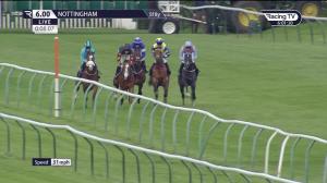 Video preview image for Nottingham 18:00 - British Racing Supports Stephen Lawrence Day Restricted Novice Stakes (5)