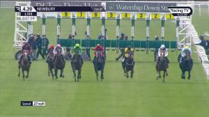 Video preview image for Newbury 16:20 - Too Darn Hot Darley Maiden Stakes (2)