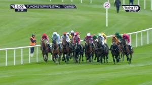 Video preview image for Punchestown 18:00 - Goffs Defender Bumper I.N.H. Flat 