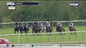 Video preview image for Warwick 15:15 - Visit racingtv.com Handicap Hurdle (4)