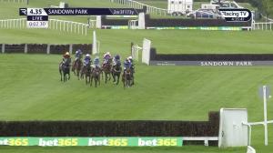 Video preview image for Sandown Park 16:35 - Bet365 Handicap Hurdle (2)