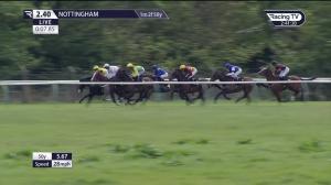 Video preview image for Nottingham 14:40 - Racing TV Profits Returned To Racing Restricted Novice Stakes (5)
