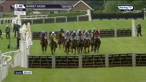 Video preview image for Market Rasen 13:40 - Book Your Tom Grennan Tickets Now! Conditional Jockeys' Novices' Handicap Hurdle (5)