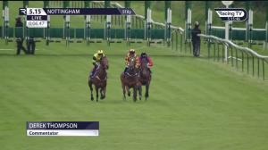 Video preview image for Nottingham 17:15 - Watch On Racing TV Maiden Stakes (5)