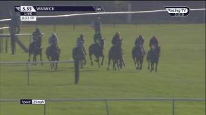 Video preview image for Warwick 17:55 - Happy Heavenly Birthday Frank Jordan 'National Hunt' Maiden Hurdle (4) (Div 2)