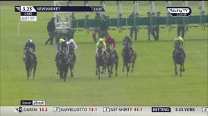 Video preview image for Newmarket 15:25 - Racehorse Lotto Get Your Ticket Now Handicap (3)