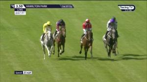 Video preview image for Hamilton Park 15:50 - Weatherbys Global Stallions App Handicap (4)
