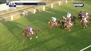Video preview image for Cartmel 20:20 - Cartmel Racecourse Open Hunters' Chase (5)