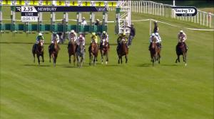 Video preview image for Newbury 14:35 - Get A Run For Your Money At BetVictor Maiden Stakes (4) (Div 1)