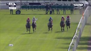 Video preview image for Hamilton Park 14:00 - Sodexo Live 2yo Series EBF Restricted Novice Stakes (Qualifier) (5)